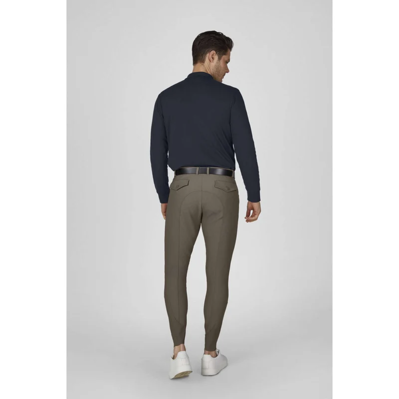 Eskadron Pantalon d'Équitation Dynamics Full Grip Hommes Powdertaupe