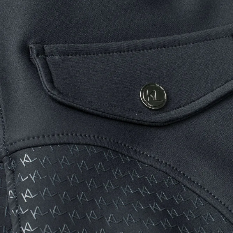 Kingsland Pantalon d'Équitation KLKatty Full Grip Marin