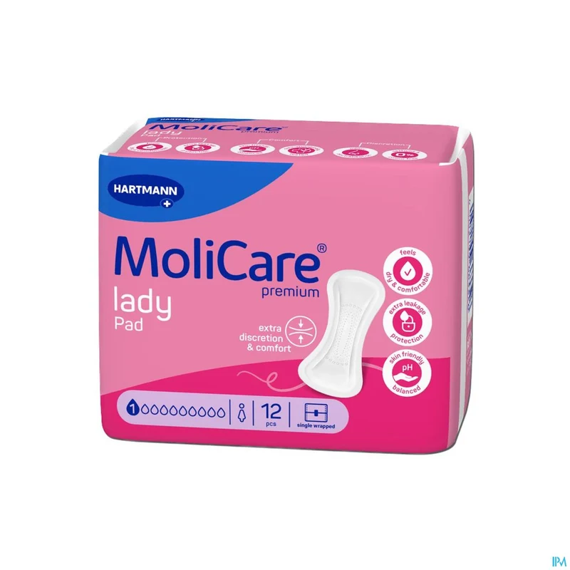 MoliCare Premium Lady Pad 1d | 12 inleggers | Incontinentie