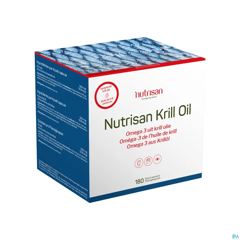 Nutrisan Krill Oil 500mg | 180 Licaps | Omega-3 Supplement