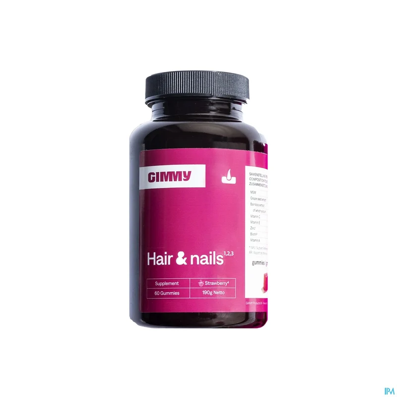 Gimmy Hair & Nails | 60 gummies | Haar, huid & nagels