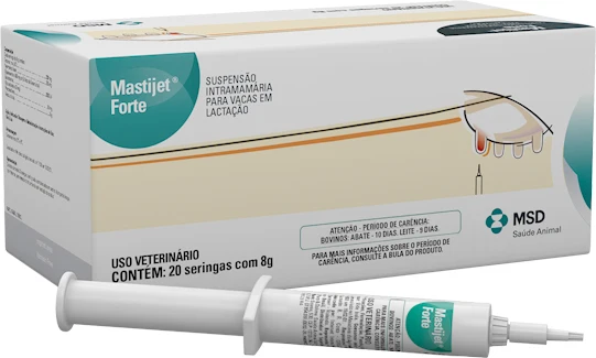 MASTIJET FORTE SIRINGHE X 8 G PER LA MASTITE bovini