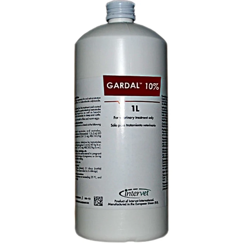 Gardal 10% 1 litro vermifugo ovini bovini/ Oral dewormer for cattle , ovines