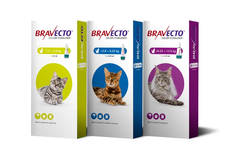 BRAVECTO® Spot-on for cats / pipetta antiparassitaria per gatti
