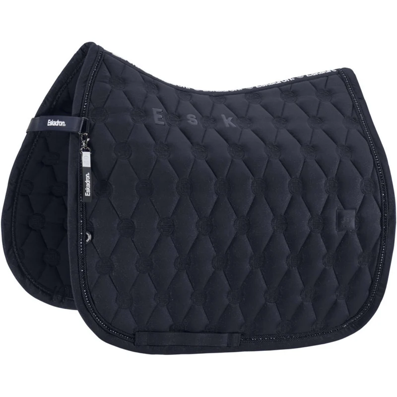 Eskadron Tapis de Selle Dynamics Sparkle Crystal Dressage Marine
