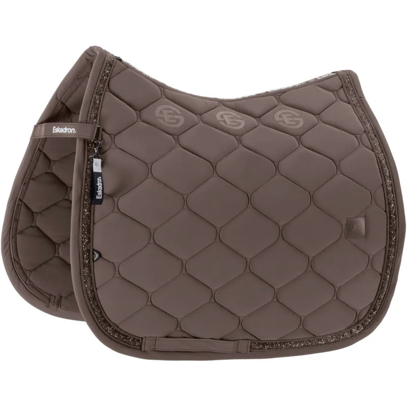 Eskadron Tapis de Selle Dynamics Silk Jewel Dressage Powdertaupe