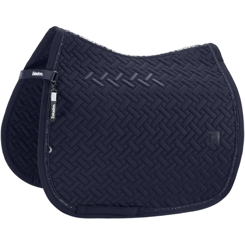 Eskadron Tapis de Selle Dynamics Pro Soft Crystal Dressage Marine