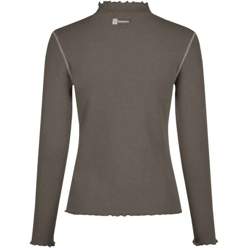 Eskadron Shirt Dynamics Turtleneck Rib Powdertaupe