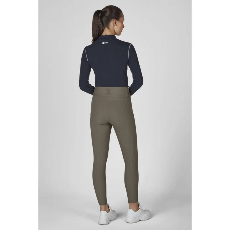 Eskadron Legging d'Équitation Dynamics Cosy Full Grip Powdertaupe