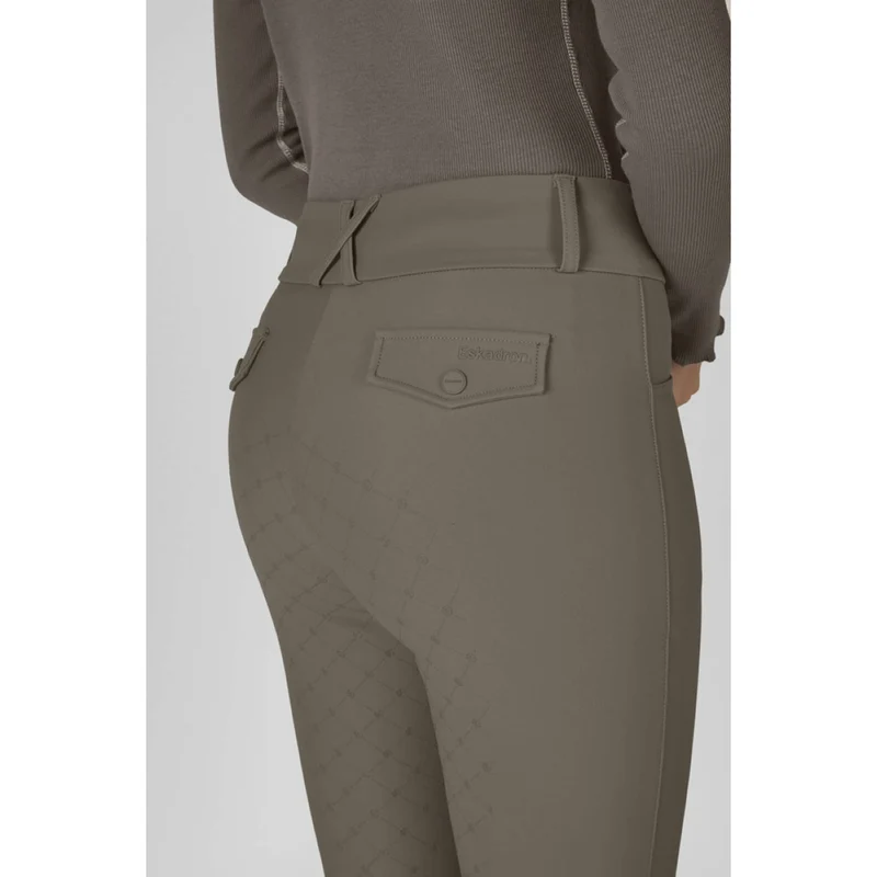 Eskadron Pantalon d'Équitation Dynamics Full Grip Powdertaupe