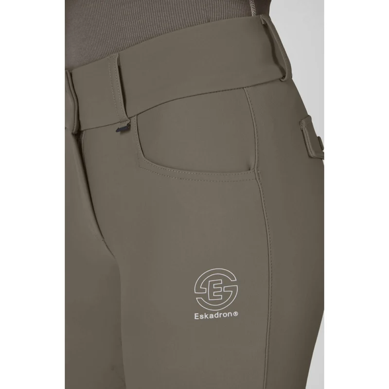 Eskadron Pantalon d'Équitation Dynamics Full Grip Powdertaupe