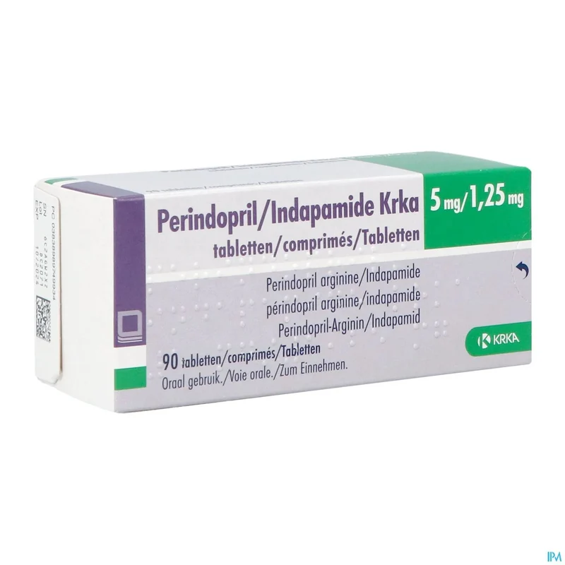 Perind./indap./amlod. Krka 5mg/1,25mg/5mg Tabl 90