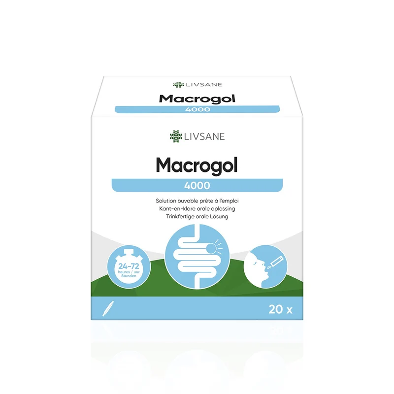 LIVSANE Macrogol 4000 | 2x20 unidoses 20ml | Laxeermiddel