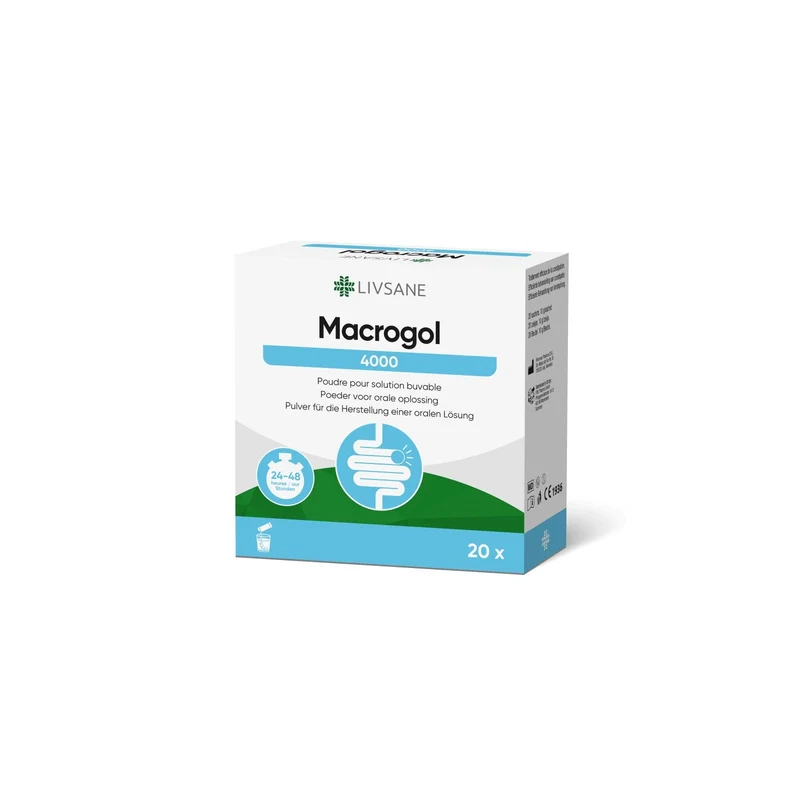 LIVSANE Macrogol 4000 | 2x20 zakjes poeder 10g | Laxeermiddel
