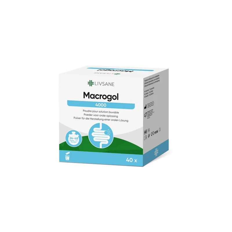 LIVSANE Macrogol 4000 | 2x40 zakjes poeder 10g | Laxeermiddel