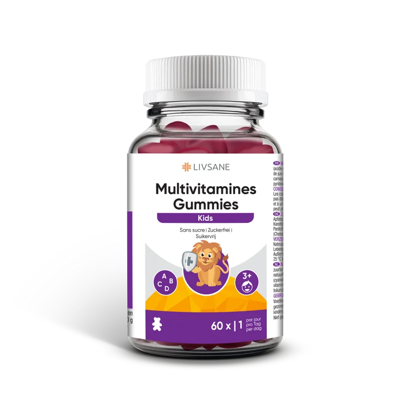 Livsane Multivitamines Gummies Kids | 2x60 stuks | Voedingssupplement