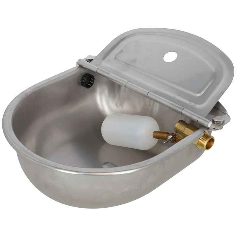 Agradi Horse Abreuvoir avec Flotteur Stainless Steel