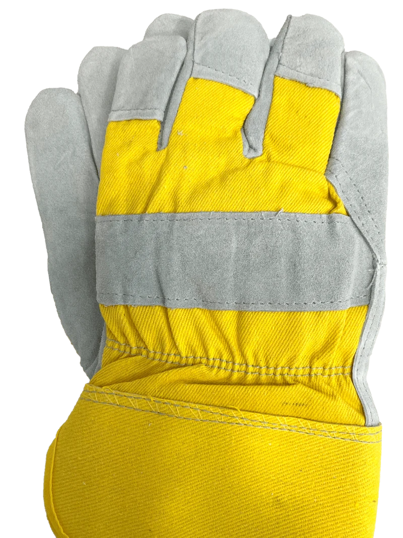 Gants de travail en cuir de vache et coton