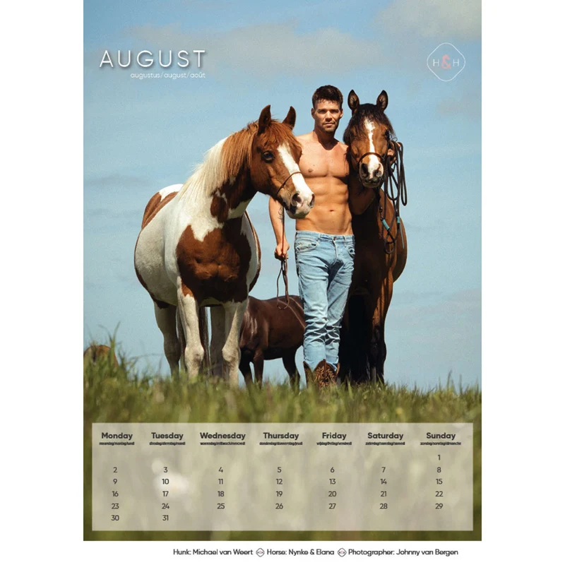 Horse and Hunk Calendrier 2027