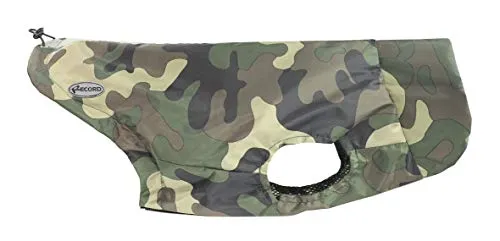 Record Pollock Cappottino Impermeabile per Cani Mimetico Taglia M 40 cm