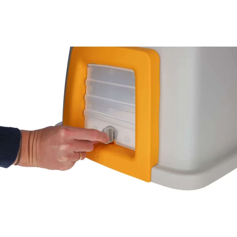 Kerbl Abri à Lapin Plastique Gris/Orange