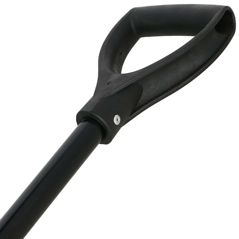 Agradi Horse Manche en métal D-Grip Noir