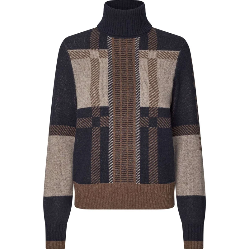 Kingsland Pull à Col KLArin Femme Marine