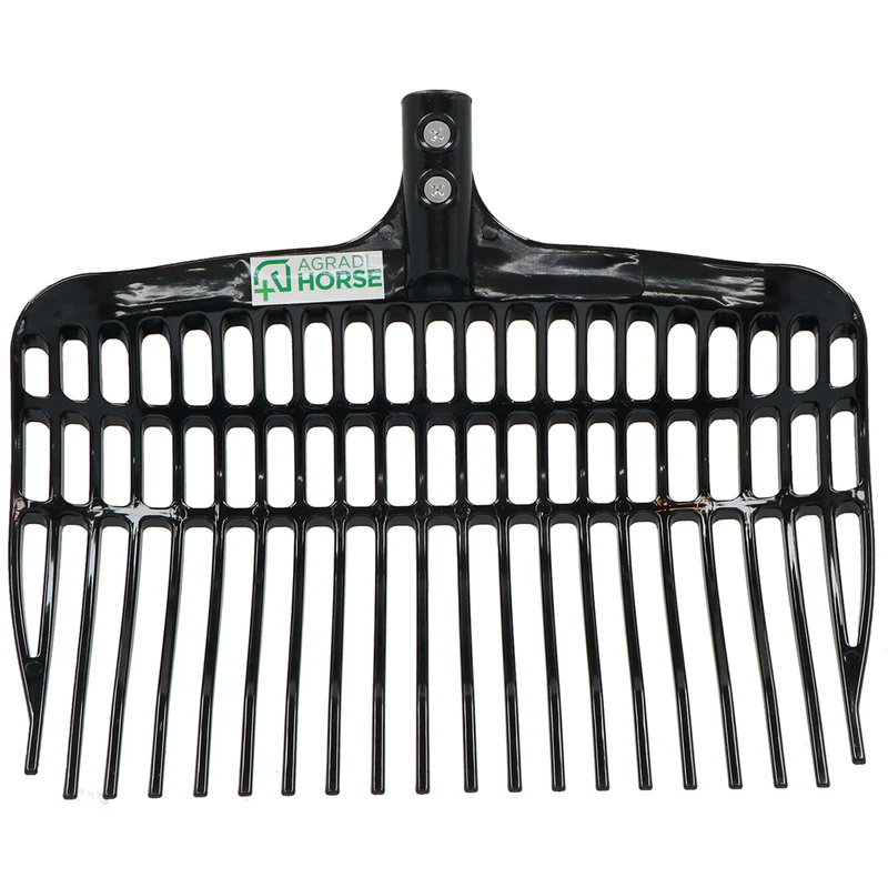 Agradi Horse Fourche à Fumier 20T Noir