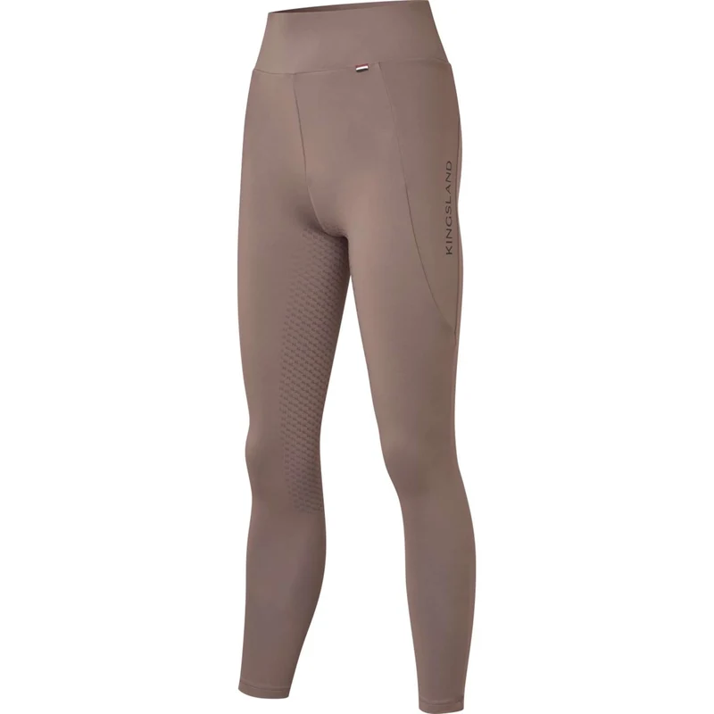 Kingsland Legging d'Équitation KLAmanda F-Tec4 Full Grip Dames Brown Iron
