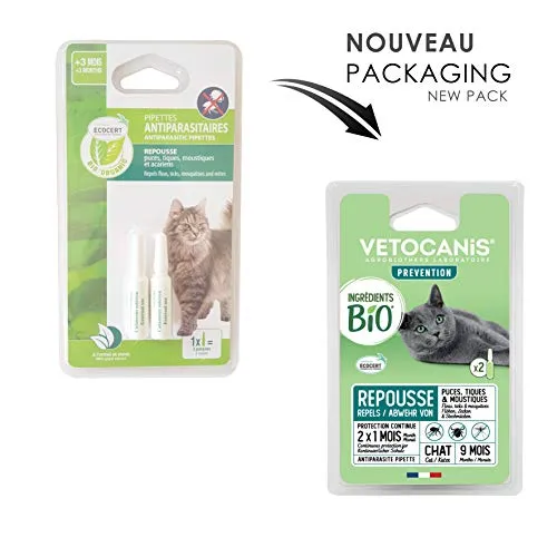 VITALVETO Agrobiothers pipetta Controllato Biologico Pest Control 2 x 0,6ml Cat – Edencert