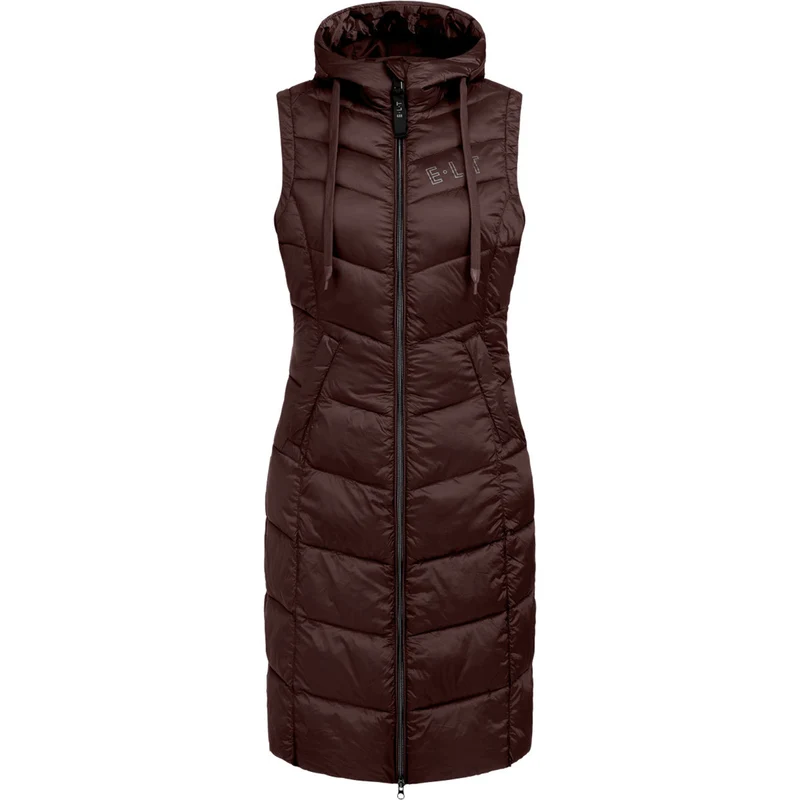 ELT Gilet Sans Manches Long Ostende Mahogany