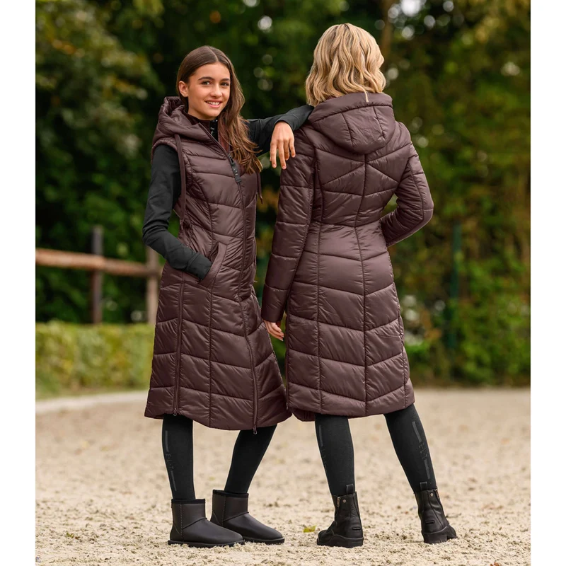 ELT Gilet Sans Manches Long Ostende Mahogany