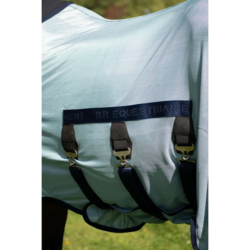 BR Couverture Anti-Mouches SS26 avec Cou Fixe Tourmaline