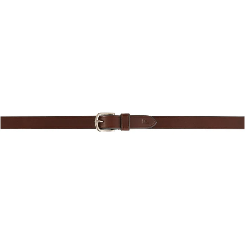 BR Rênes Cuir avec Arrêts Oak/Silver