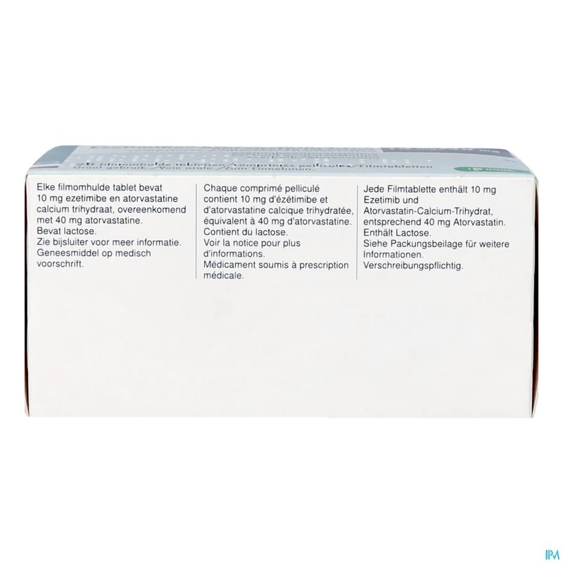 Ezetimibe/Atorvastatine Krka 10/40mg | 90 tabletten | Cholesterol