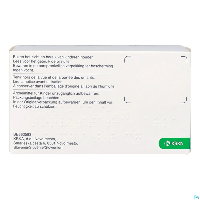 Ezetimibe/Atorvastatine Krka 10/20mg | 90 tabletten | Cholesterol