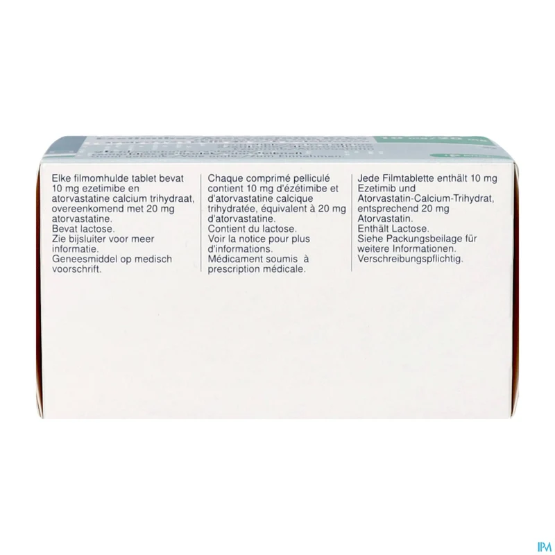 Ezetimibe/Atorvastatine Krka 10/20mg | 90 tabletten | Cholesterol