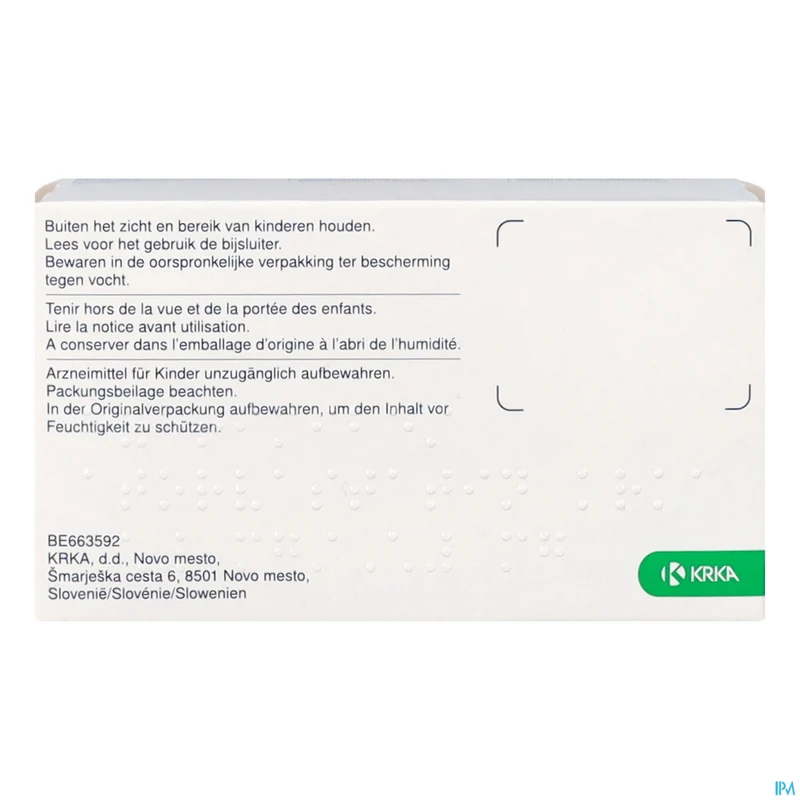 Ezetimibe/Atorvastatine Krka 10/10mg | 90 tabletten | Cholesterol