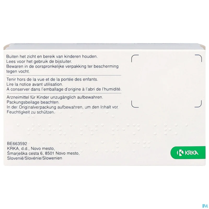 Ezetimibe/Atorvastatine Krka 10/10mg | 90 tabletten | Cholesterol