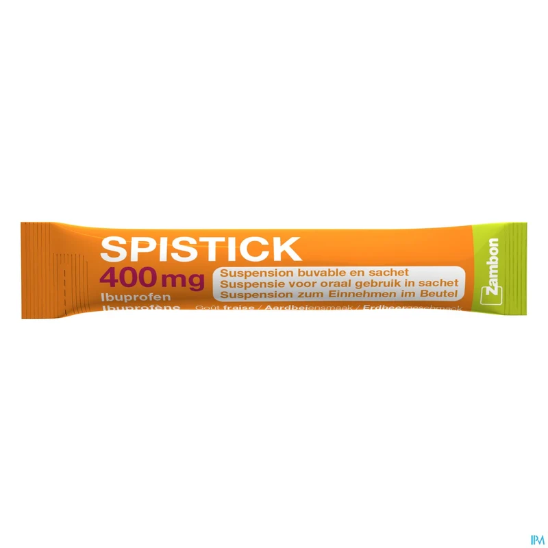 Spistick 400mg | 20 zakjes orale suspensie | Pijnstiller