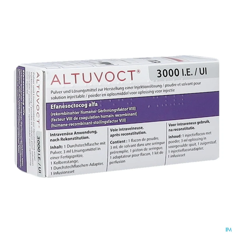 Altuvoct 3000 IE | 1x voorgevulde spuit 3ml | Hemofilie A
