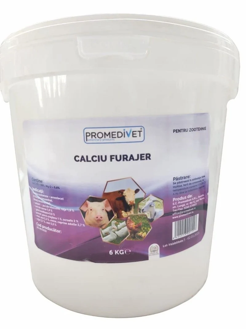 Calciu furajer - foraggio di calcio per animali da fattoria 6kg