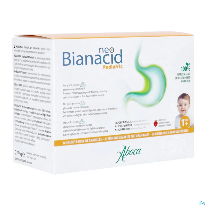 NeoBianacid Pediatric | 36x775mg zakjes granulaat | Maagzuur