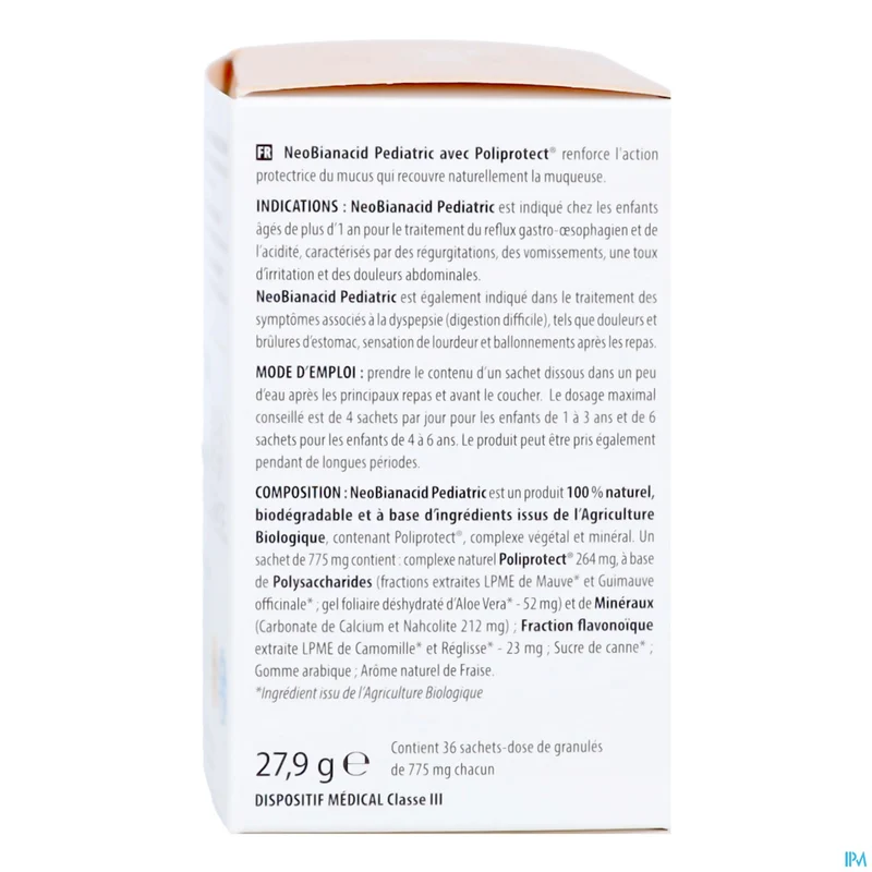 NeoBianacid Pediatric | 36x775mg zakjes granulaat | Maagzuur