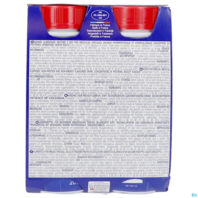 Delical HP HPC Koek | 4x200ml | Drinkvoeding