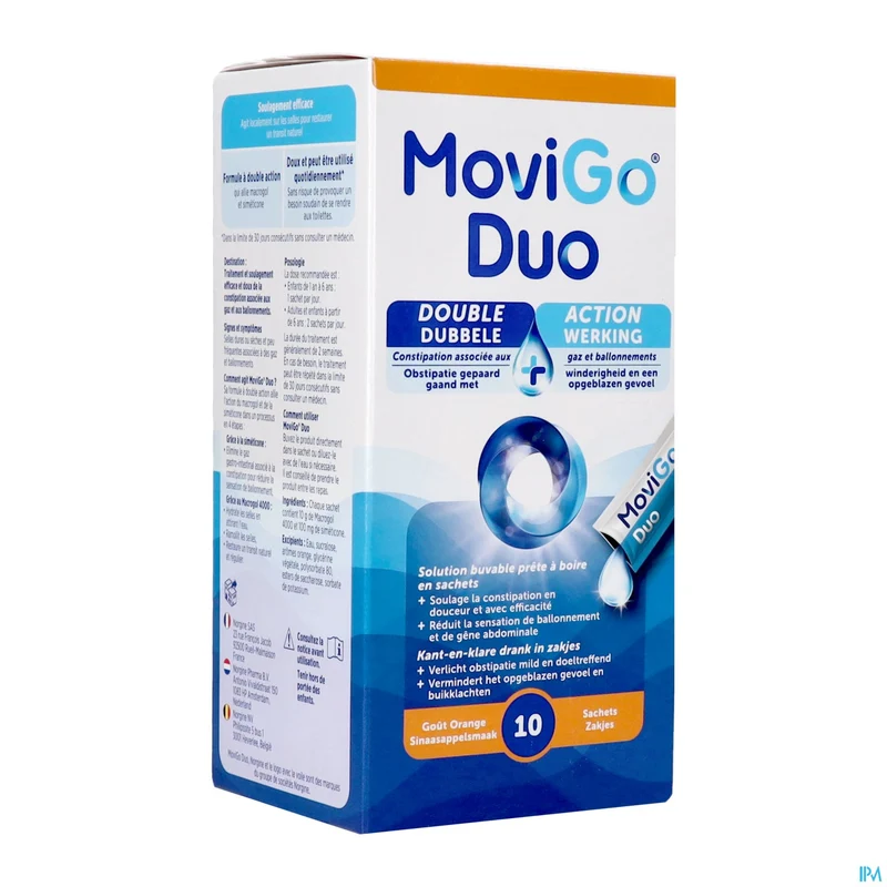 Movigo Duo | 10x zakjes poeder | Laxeermiddel