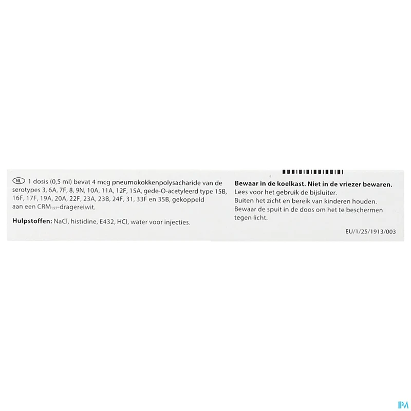 Capvaxive | 0,5ml voorgevulde spuit | Pneumokokkenvaccin