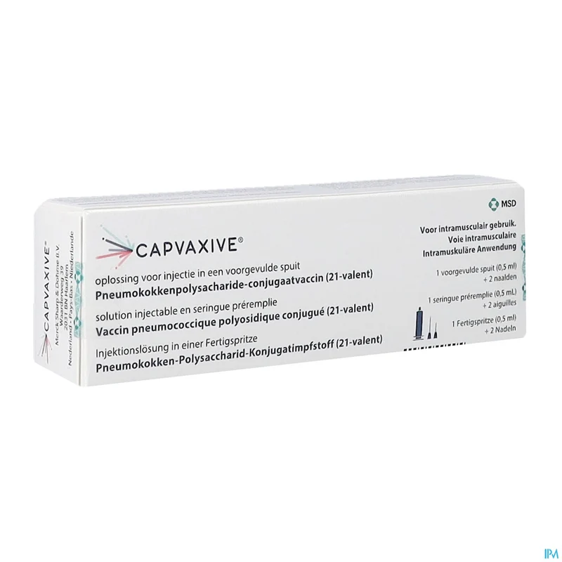 Capvaxive | 0,5ml voorgevulde spuit | Pneumokokkenvaccin
