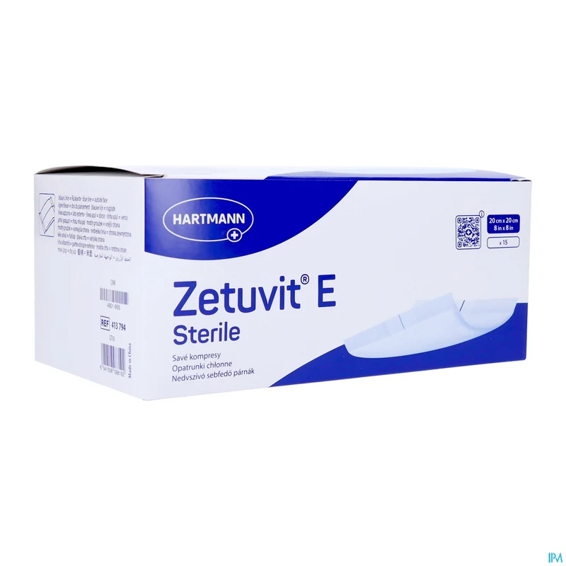 Zetuvit E Steriel | 15 wondverbanden 20x20cm | Wondverzorging