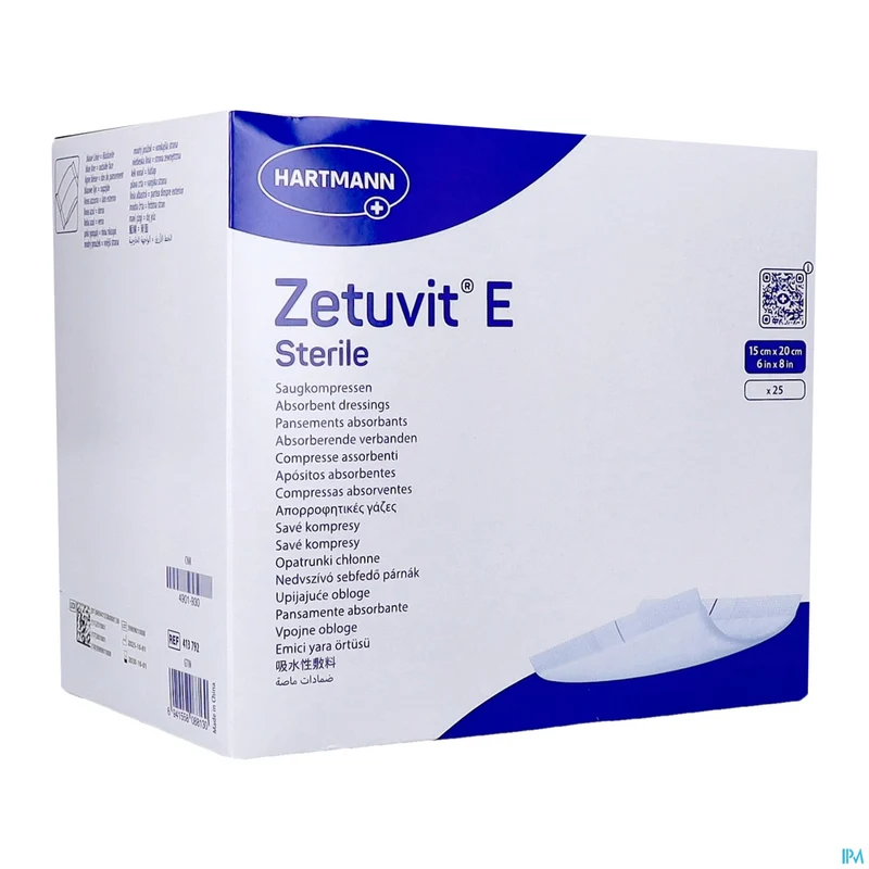 Zetuvit E Steriel | 25 stuks 15x20cm | Wondverzorging
